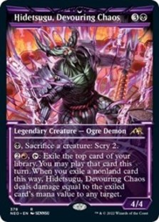 Hidetsugu, Devouring Chaos (Showcase) (Foil)