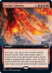 Invoke Calamity (Extended Art) (Foil)