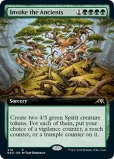 Invoke the Ancients (Extended Art) (Foil)