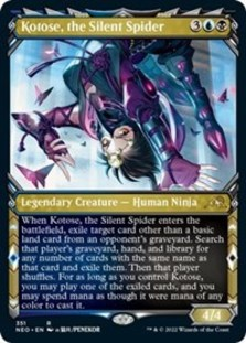 Kotose, the Silent Spider (Showcase) (Foil)