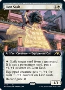 Lion Sash (Extended Art) (Foil)