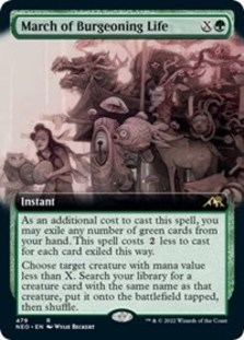March of Burgeoning Life (Extended Art) (Foil)