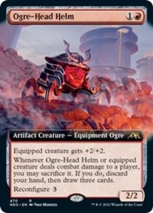 Ogre-Head Helm (Extended Art) (Foil)
