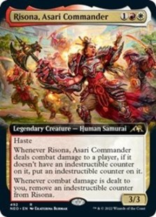 Risona, Asari Commander (Extended Art) (Foil)