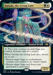 Satsuki, the Living Lore (Extended Art) (Foil)