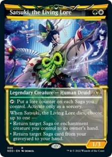 Satsuki, the Living Lore (Showcase) (Foil)