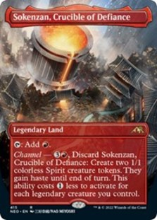 Sokenzan, Crucible of Defiance (Borderless) (Foil)