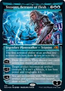 Tezzeret, Betrayer of Flesh (Showcase) (Foil Etched) (Foil)