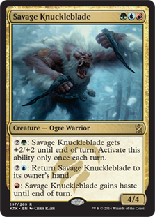 Savage Knuckleblade (Foil)