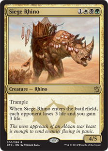 Siege Rhino (Foil)