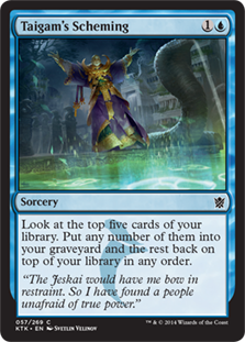 Taigam's Scheming (Foil)