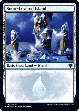 Snow-Covered Island 279 (Foil)