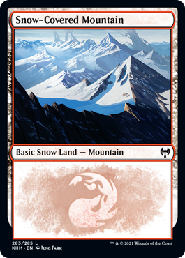 Snow-Covered Mountain 283 (Foil)