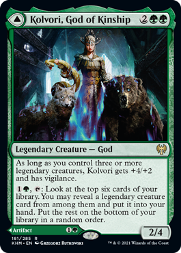 Kolvori, God of Kinship // The Ringhart Crest (Foil) Kolvori, God of Kinship // The Ringhart Crest (Foil)