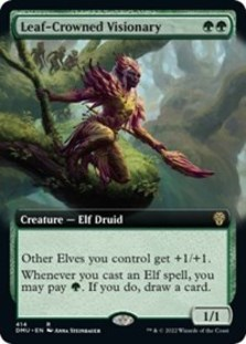 Leaf-Crowned Visionary (Extended Art) (Foil)