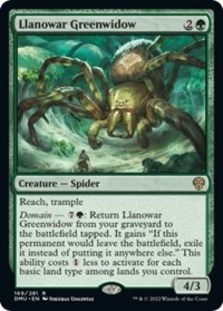 Llanowar Greenwidow (Foil)