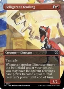 Belligerent Yearling (Borderless) (Foil)