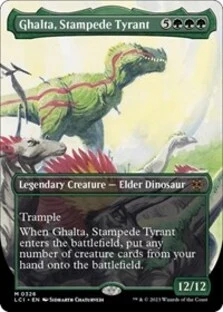 Ghalta, Stampede Tyrant (Borderless) (Foil)