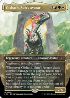 Gishath, Sun's Avatar (Borderless) (Foil)