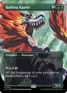 Hulking Raptor (Borderless) (Foil)