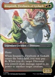 Itzquinth, Firstborn of Gishath (Borderless) (Foil)