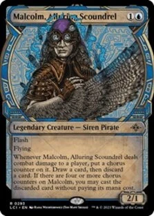 Malcolm, Alluring Scoundrel (Showcase) (Foil)