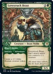 Lovestruck Beast // Heart's Desire (Showcase Foil)