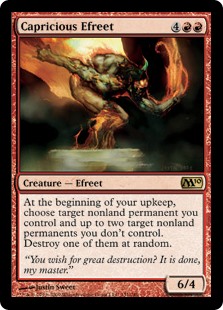 Capricious Efreet (Foil)