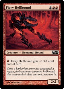 Fiery Hellhound (Foil)