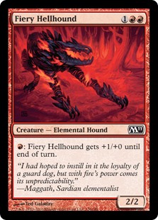 Fiery Hellhound (Foil)