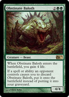 Obstinate Baloth (Foil)