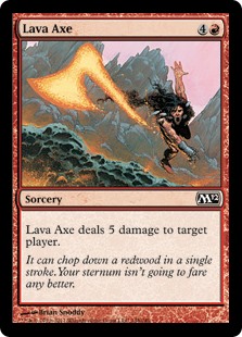 Lava Axe (Foil)
