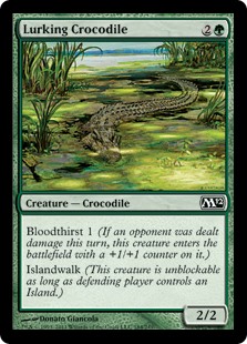 Lurking Crocodile (Foil)
