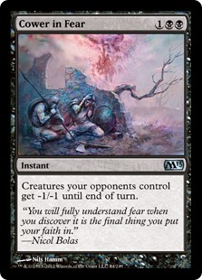Cower in Fear (Foil)