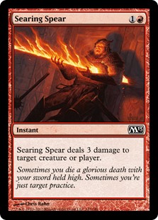 Searing Spear (Foil)