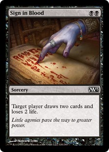 Sign in Blood (Foil)
