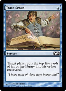 Tome Scour (Foil) Tome Scour (Foil)