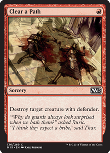 Clear a Path (Foil) Clear a Path (Foil)