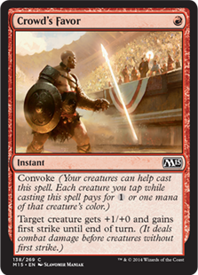 Crowd's Favor (Foil) Crowd's Favor (Foil)
