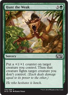 Hunt the Weak (Foil)