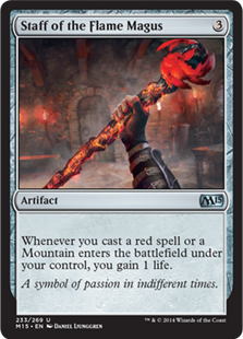 Staff of the Flame Magus (Foil)