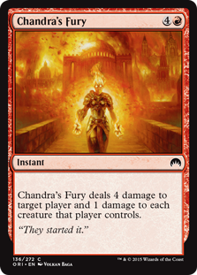 Chandra's Fury (Foil)
