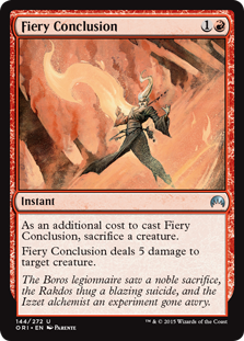 Fiery Conclusion (Foil)