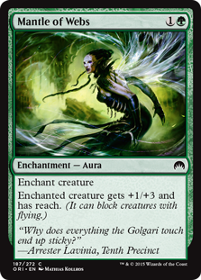 Mantle of Webs (Foil) Mantle of Webs (Foil)