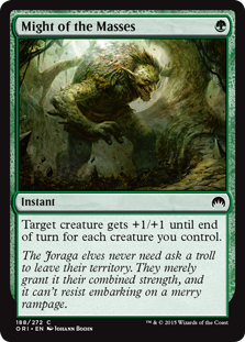 Might of the Masses (Foil) Might of the Masses (Foil)