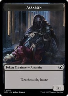Assassin // Knight (10) Double-sided Token