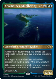 Arixmethes, Slumbering Isle (Foil)