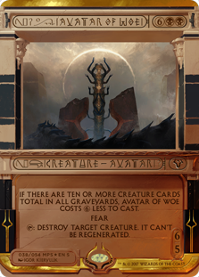 Avatar of Woe - Amonkhet Invocation