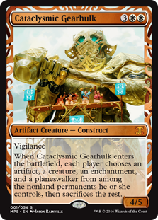 Cataclysmic Gearhulk - Kaladesh Invention