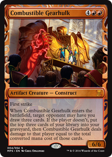 Combustible Gearhulk - Kaladesh Invention